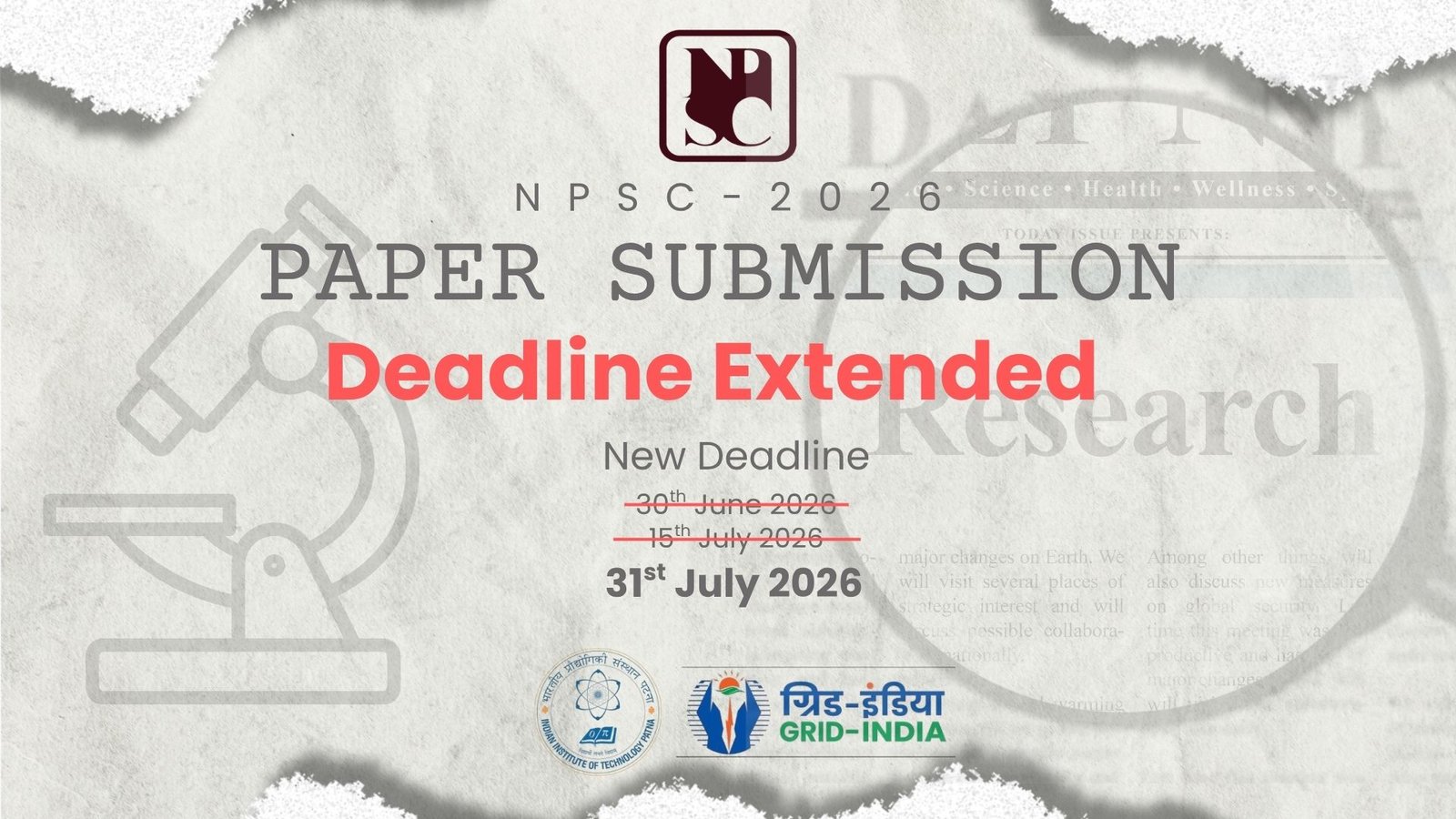paper submission date
